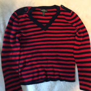 Red & Navy stripped sweater